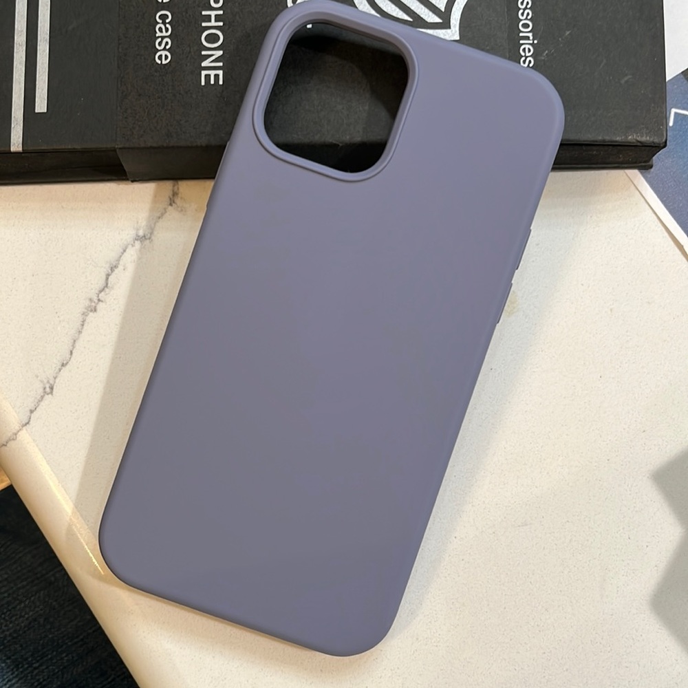 IPhone 12 Silicone case – gray